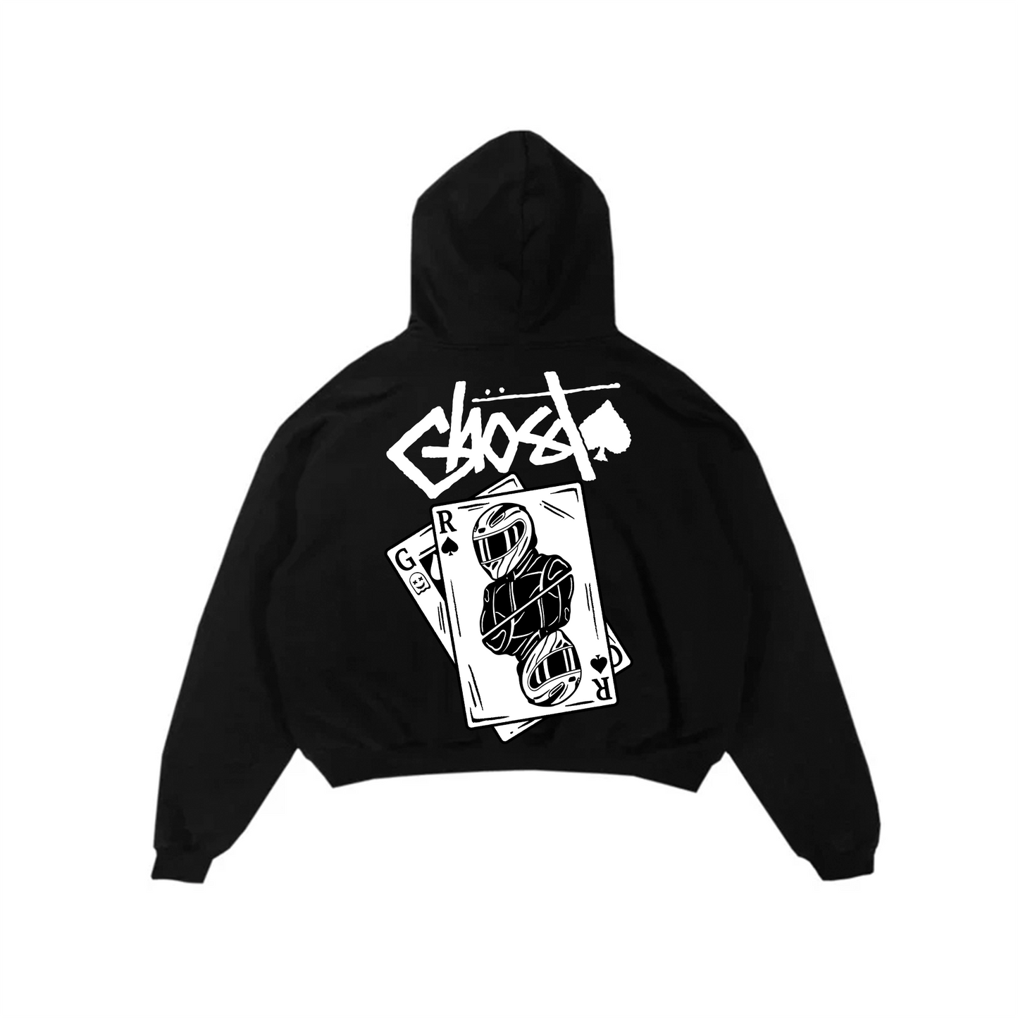 PLAYING CARD V2 HOODIE - Black