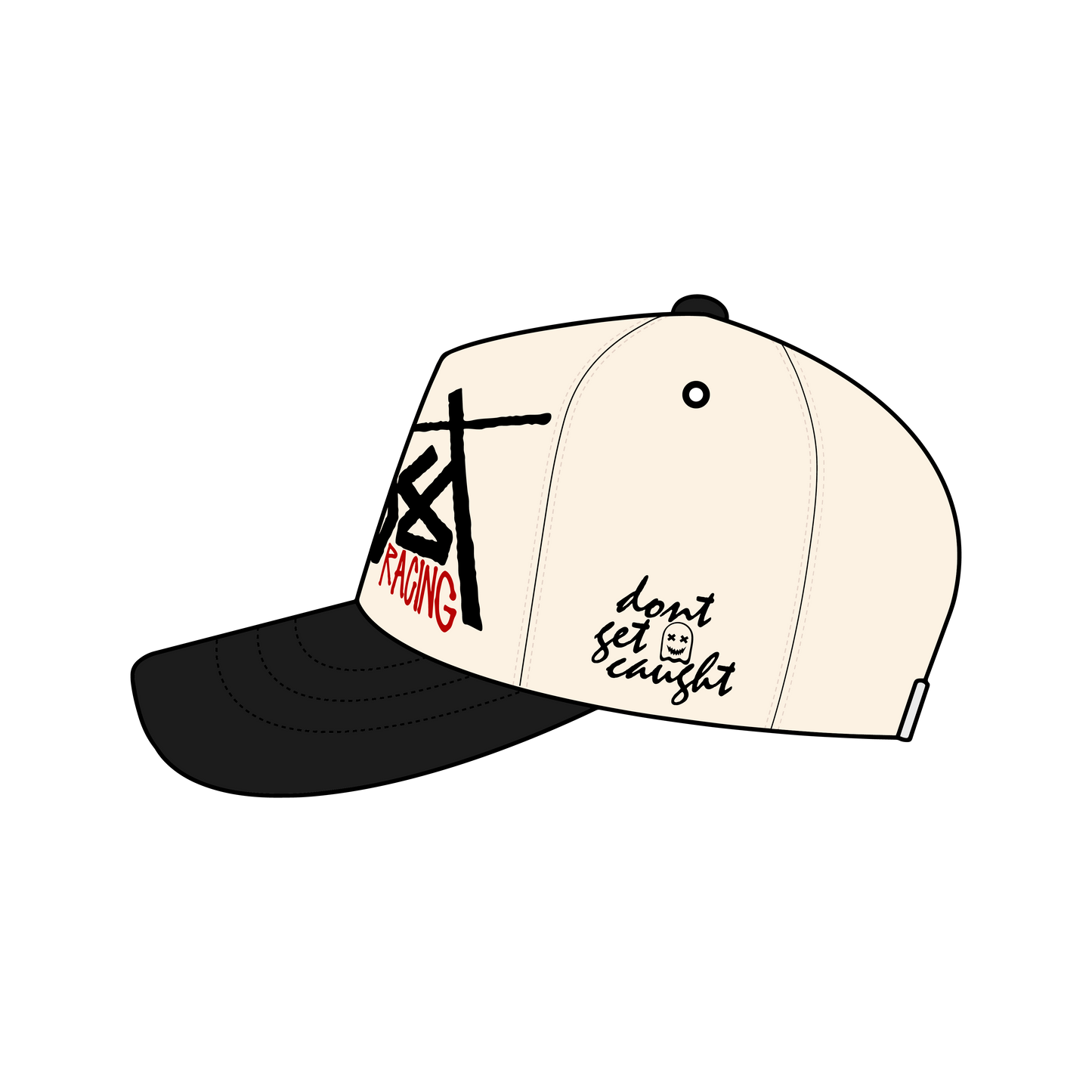 GHOST CREAM HAT - Cream