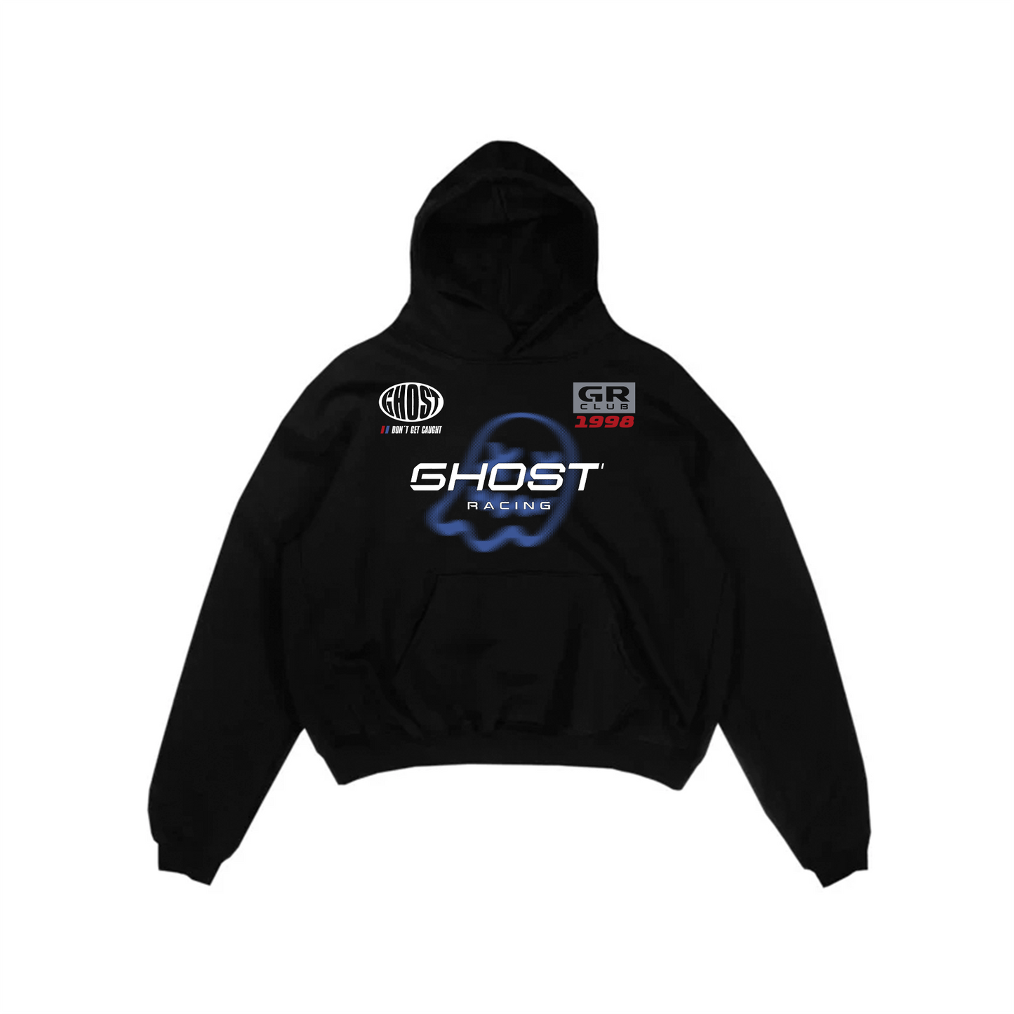 BLUE GR 1998 GHOST HOODIE - Black