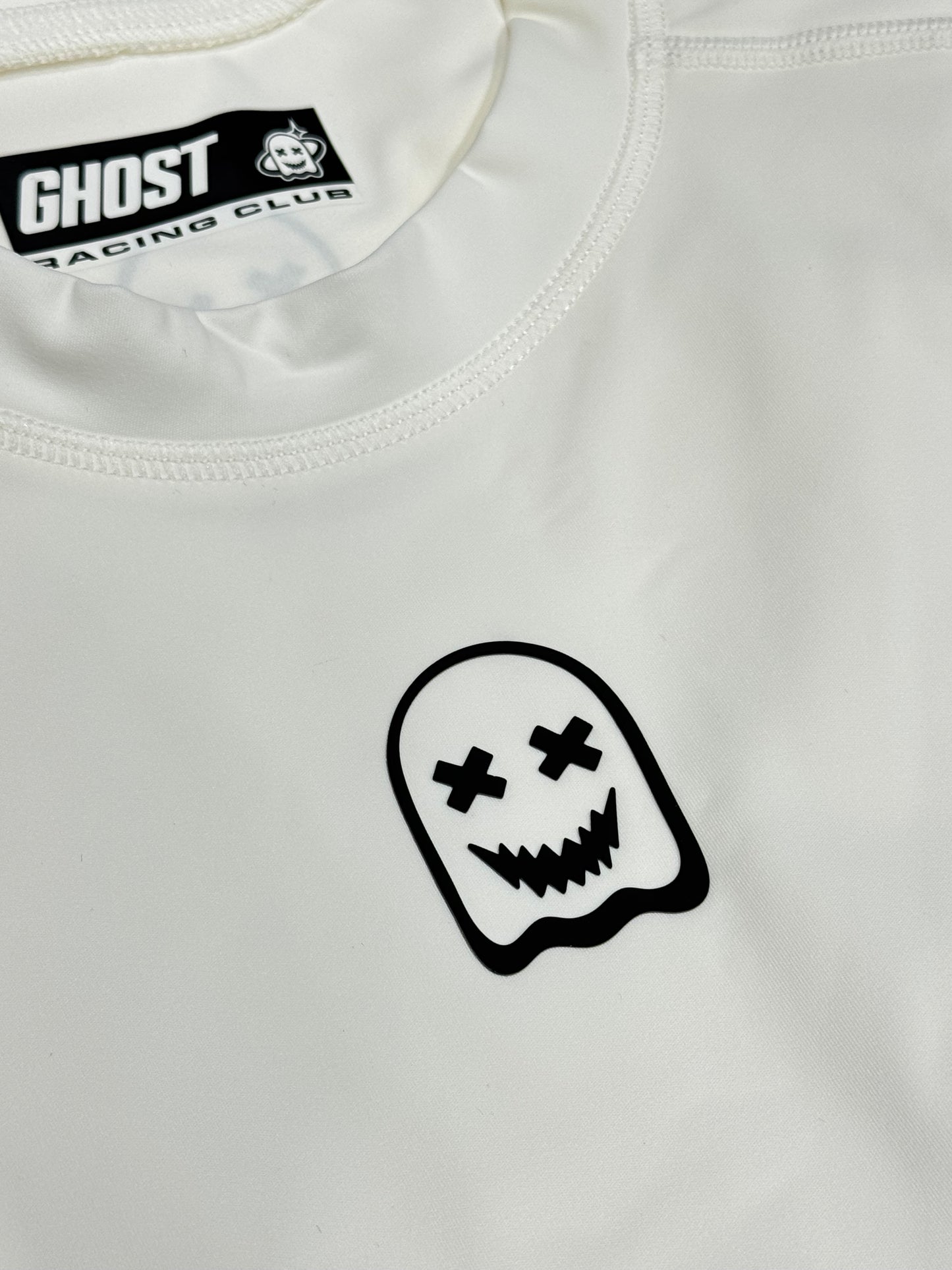 WHITE COMPRESSION LONG SLEEVE - White