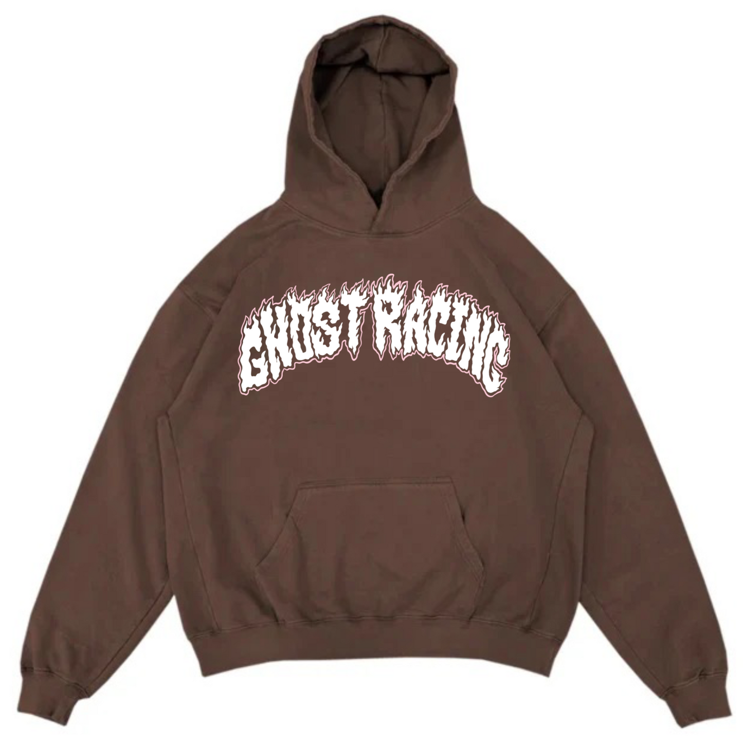 TRAV SCOT CHAMPION GHOST HOODIE - Brown