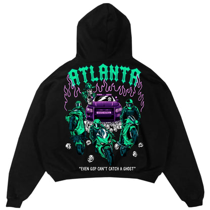 ATLANTA GHOST HOODIE - Black