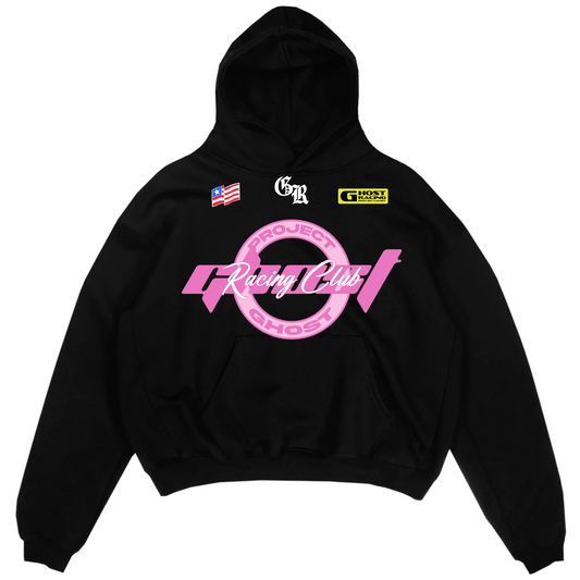 PINK PROJECT GHOST HOODIE - Black