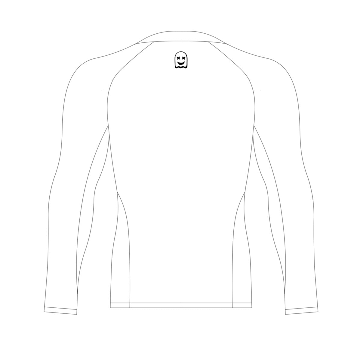 WHITE COMPRESSION LONG SLEEVE - White