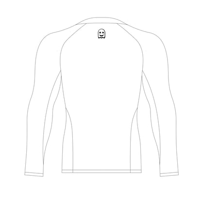 WHITE COMPRESSION LONG SLEEVE - White