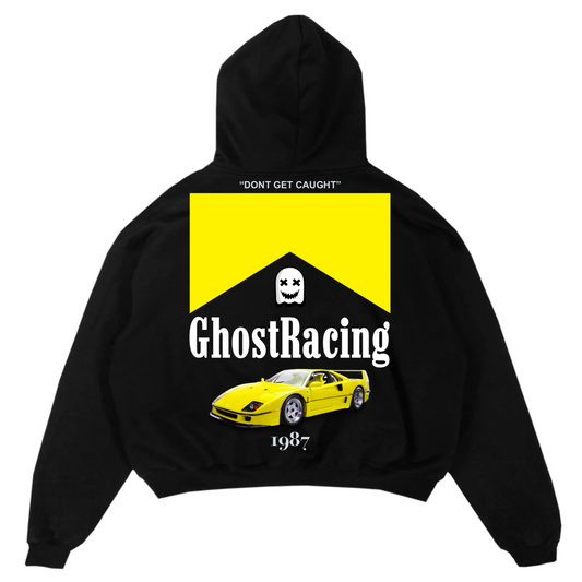 YELLOW F40 HOODIE - Black