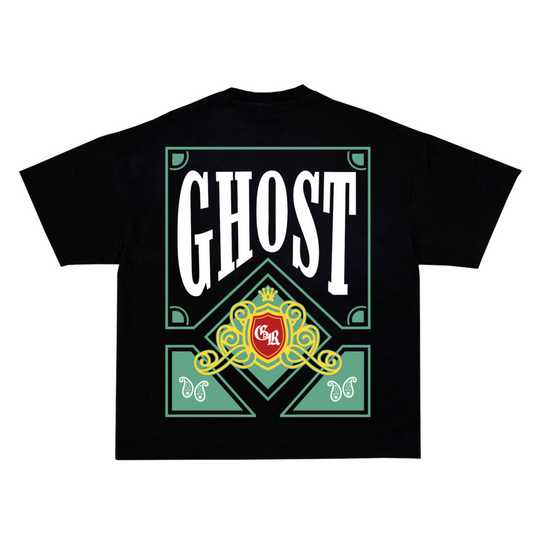 GREEN PLAYING CARD SHIRT - Black