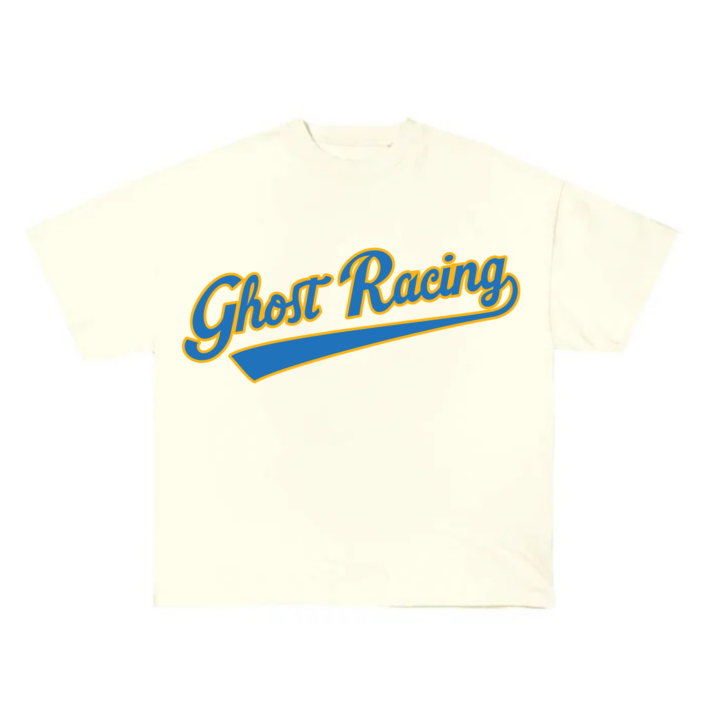 WORLD SERIES GHOST TEE - Cream