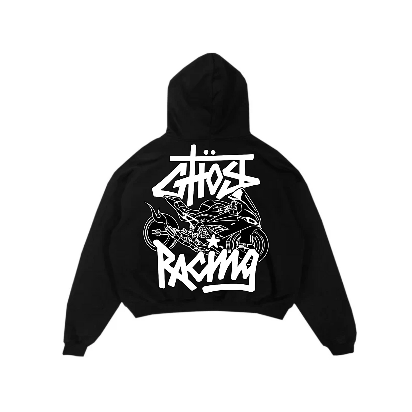 PROJECT GHOST 2.0 HOODIE - Black
