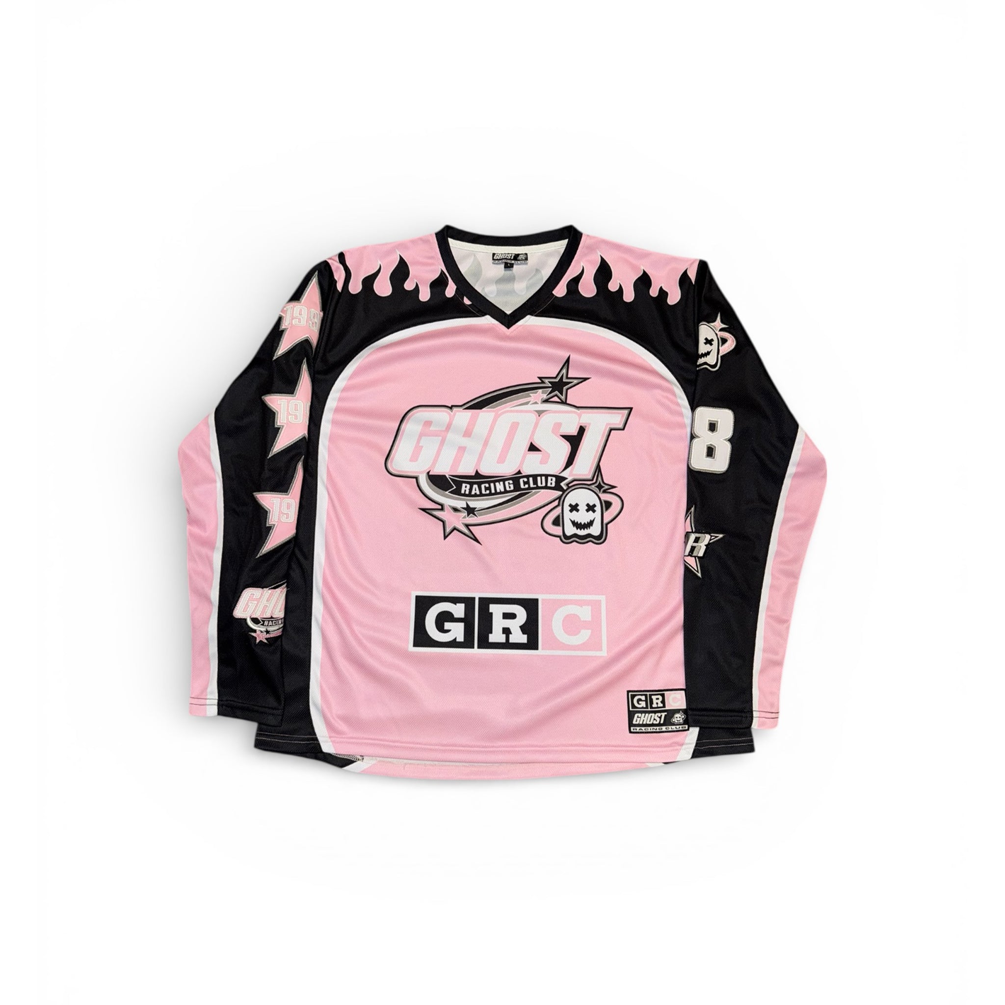 EMBROIDERED GHOST CLUB JERSEYS - Pink & Black