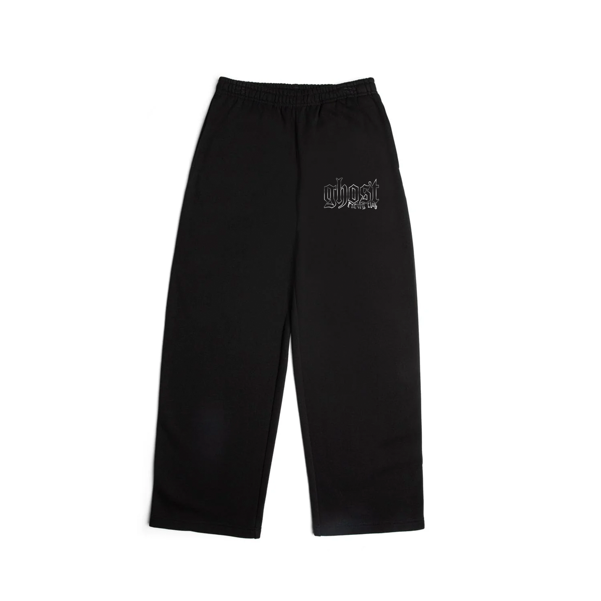 HEAVY WEIGHT REFLECTIVE PRINT SWEATPANT - Black