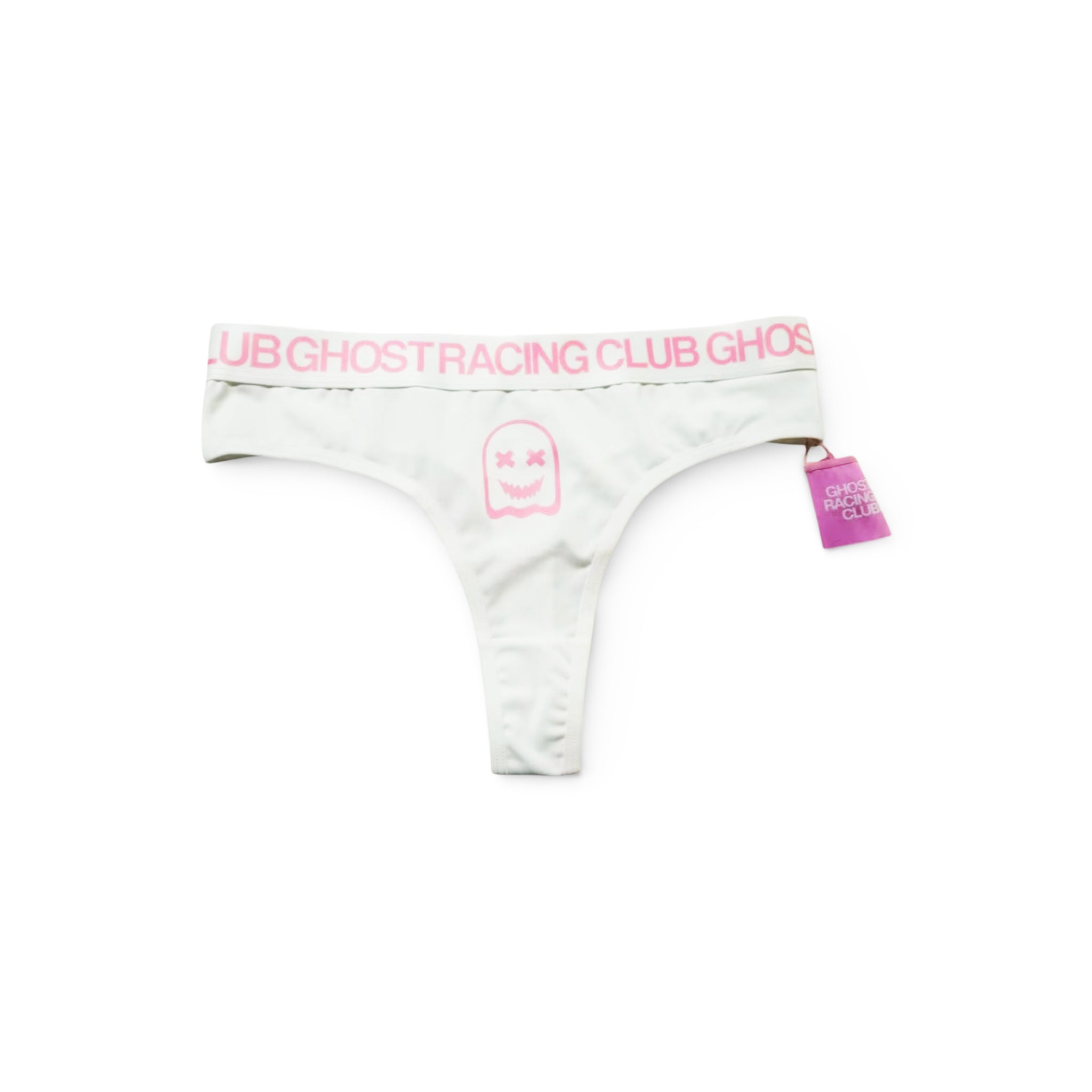 WHITE GHOST THONG -White