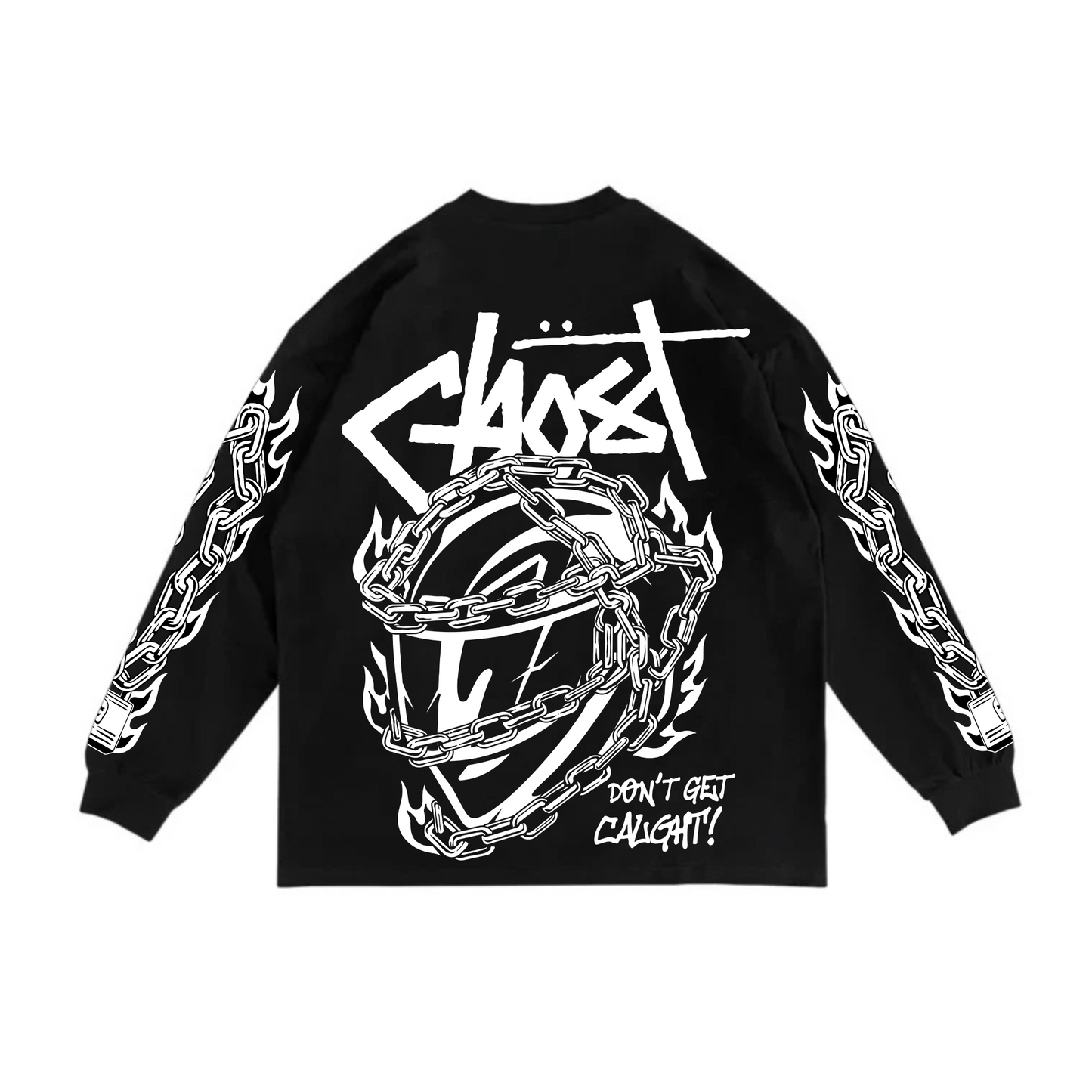 LOCKED HELMET LONG SLEEVE - Black