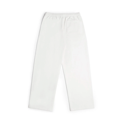 HEAVY WEIGHT REFLECTIVE PRINT SWEATPANT - White