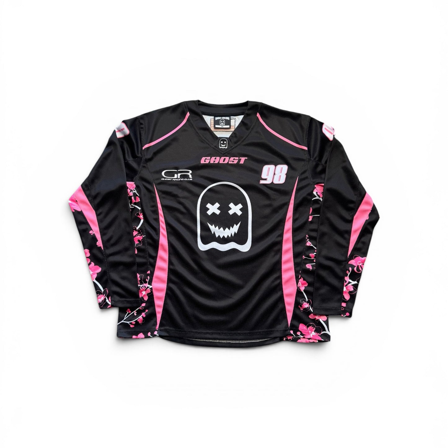 BLOSSOM CAMO MOTO JERSEY - Black