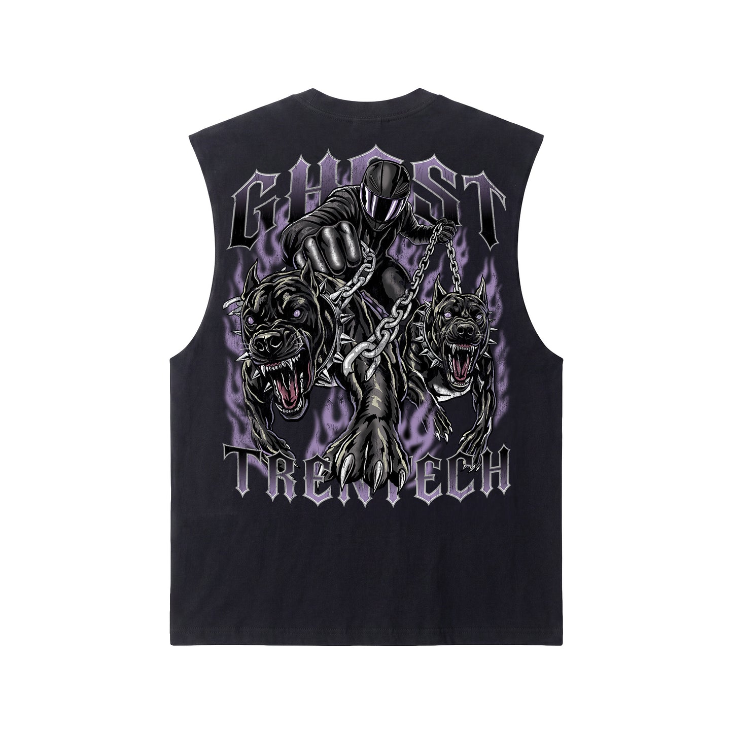 LEASHED UP CUTOFF - Black