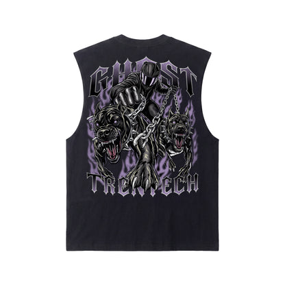 LEASHED UP CUTOFF - Black