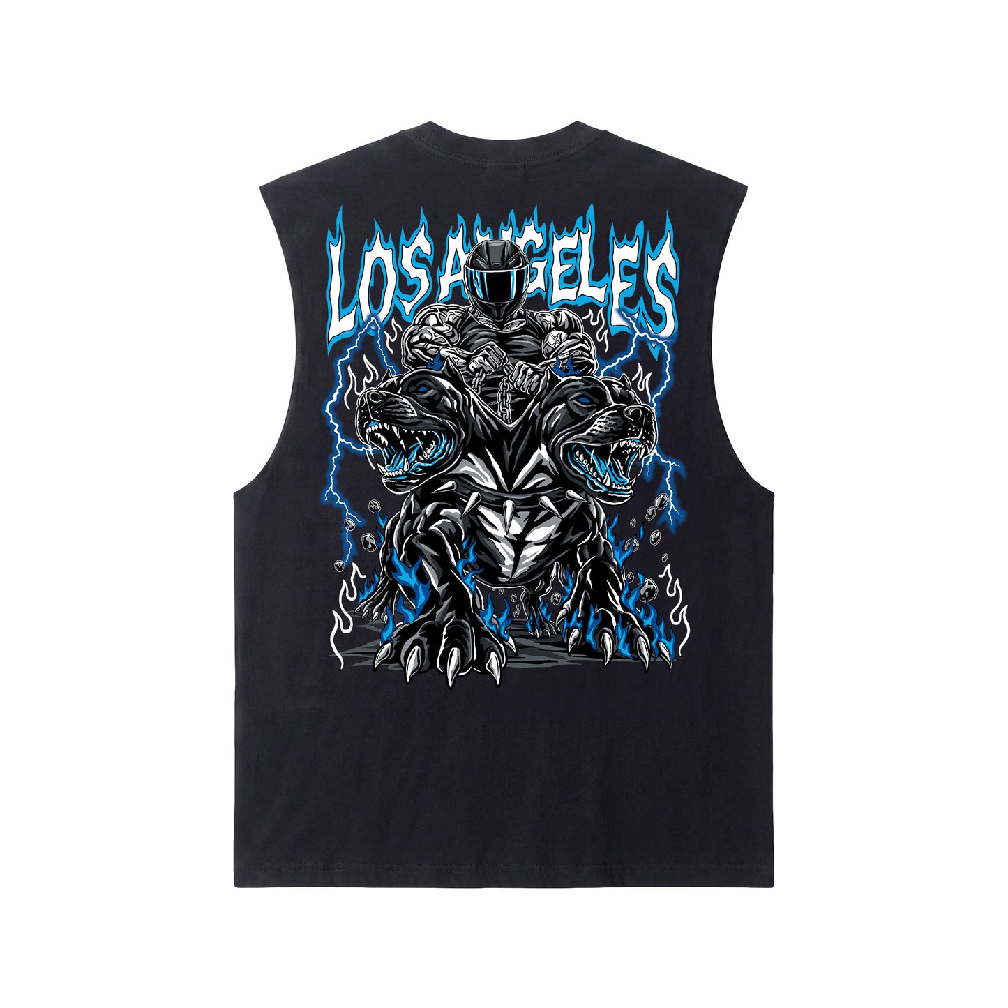 BLUE LOS ANGELES GXT CUTOFF - Black