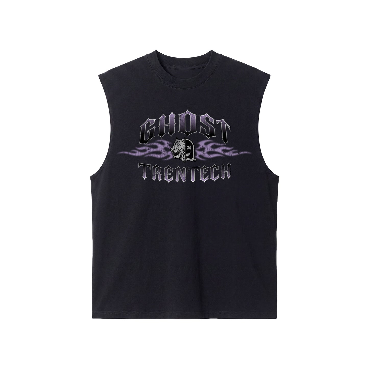 LEASHED UP CUTOFF - Black