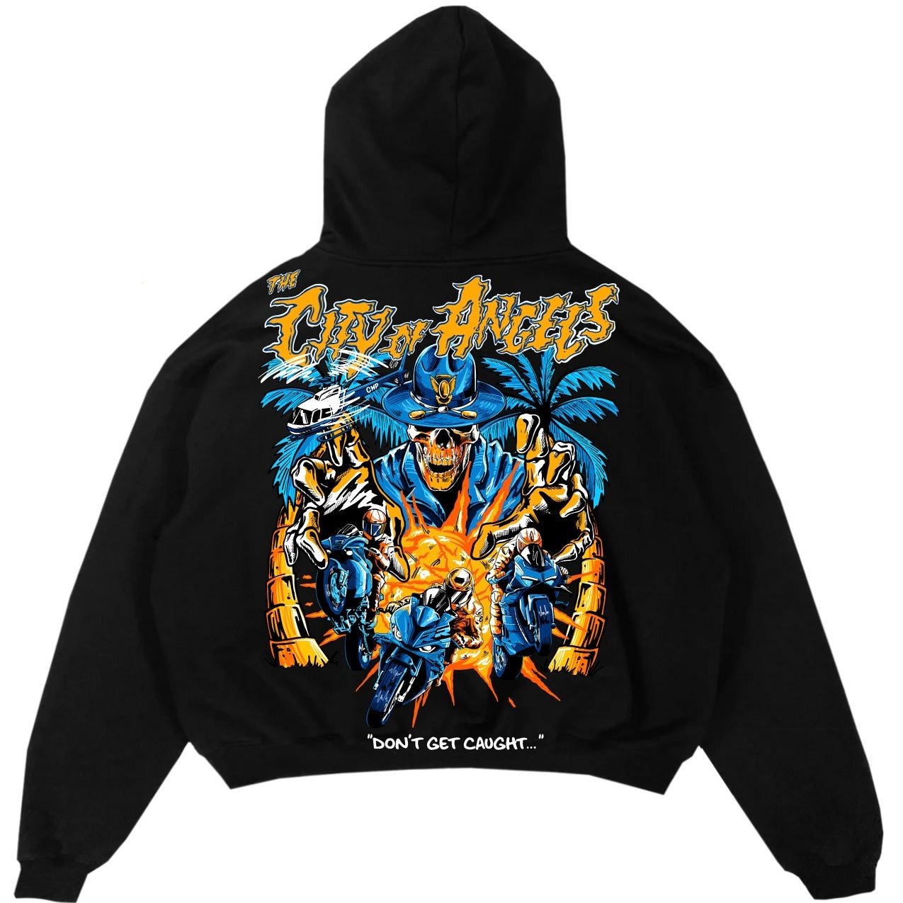 CITY OF ANGELS- Black Hoodie – Ghost Racing