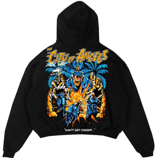 CITY OF ANGELS- Black Hoodie