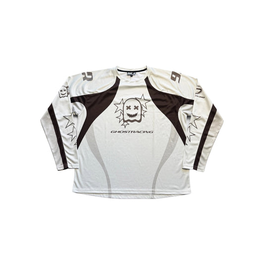 ZERO MOTO JERSEY - Bone & Brown