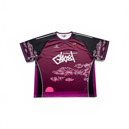 ALB REFLECTIVE BLOSSOM JERSEY - Burgundy