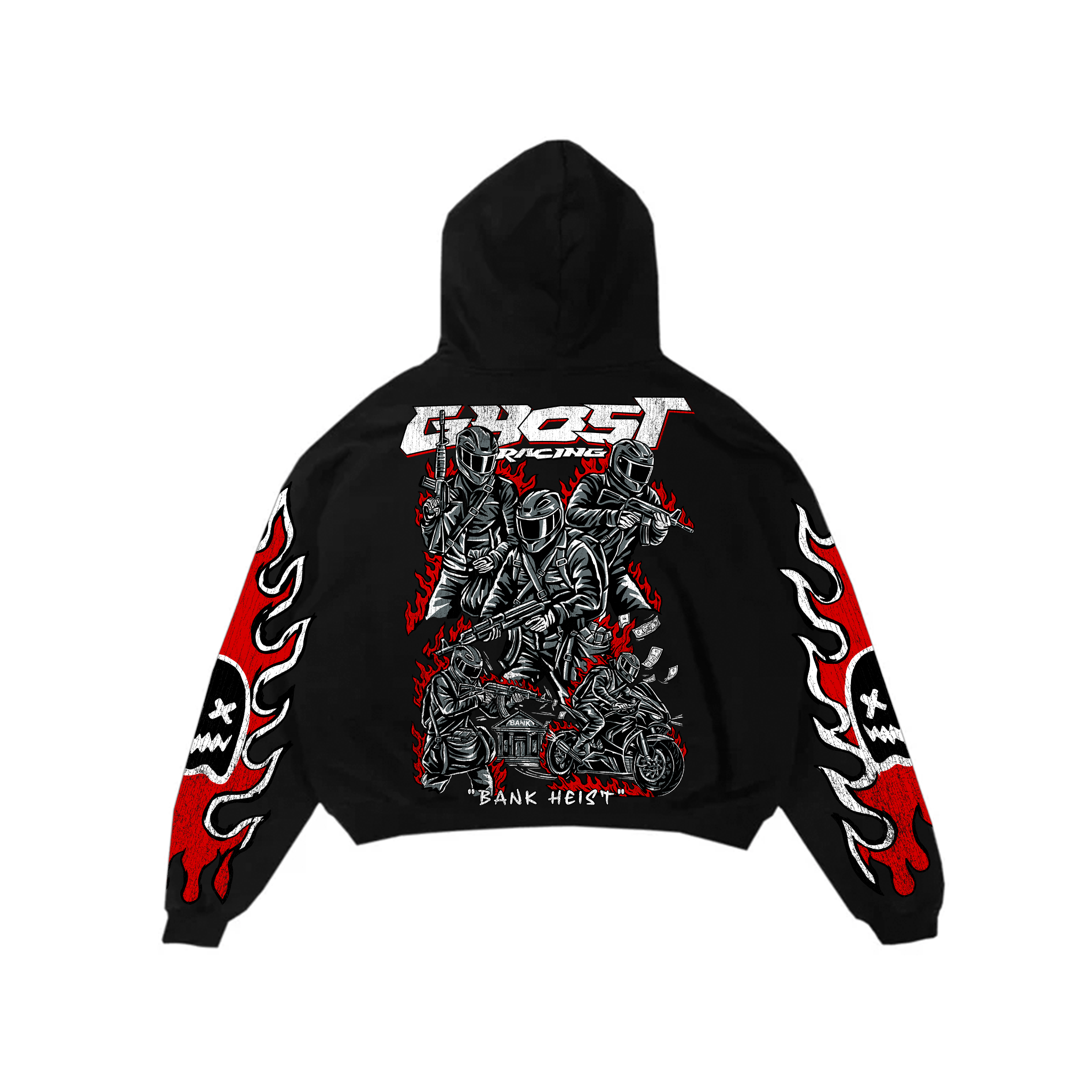 BANK HEIST HOODIE - Black