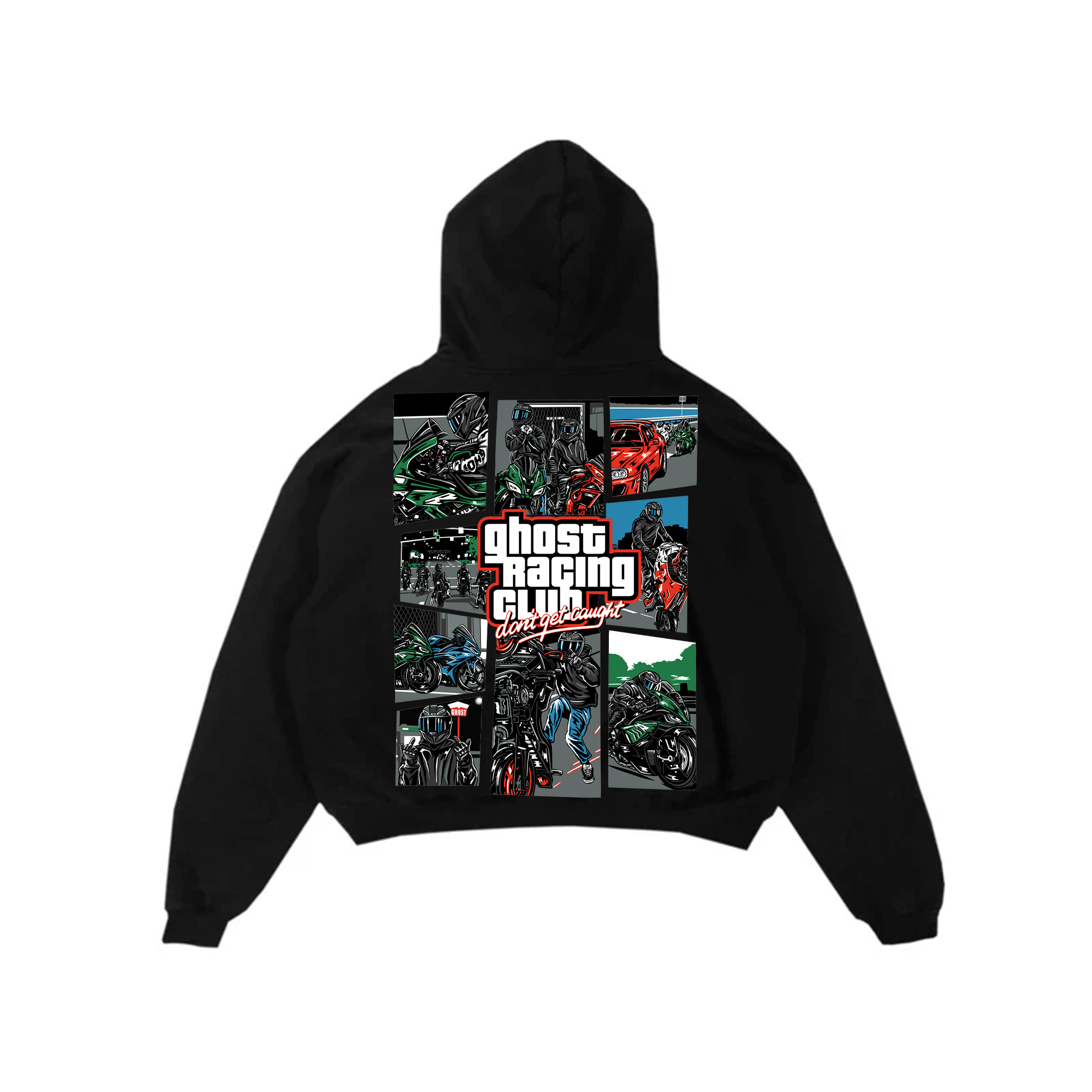 GTA BOOTLEG HOODIE - Black
