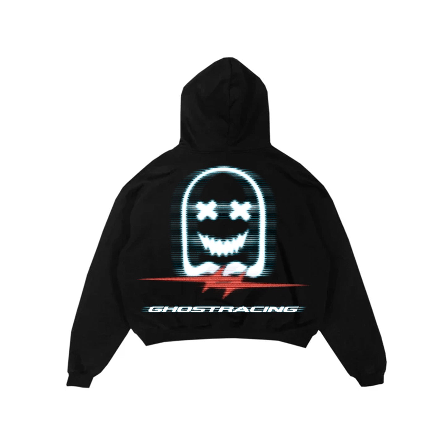 RED ALL MOTION HOODIE - Black