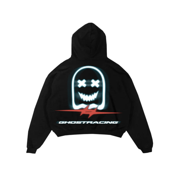 RED ALL MOTION HOODIE - Black