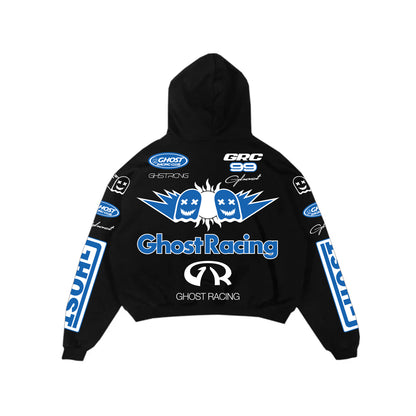 GHOST BULL HOODIE - Black