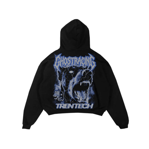 ELECTRIC HOUND HOODIE - Black