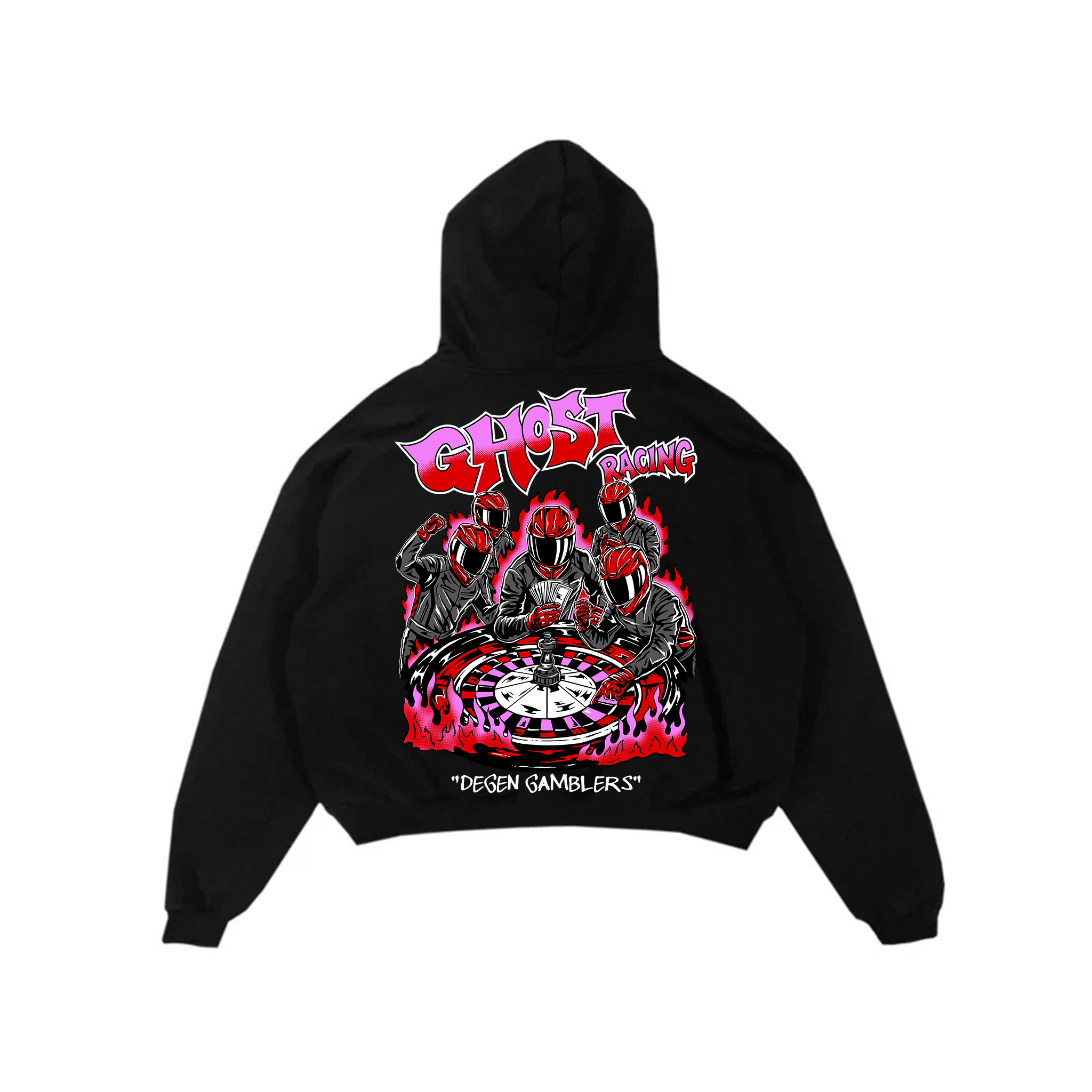 DEGEN GALMBLERS HOODIE - Black