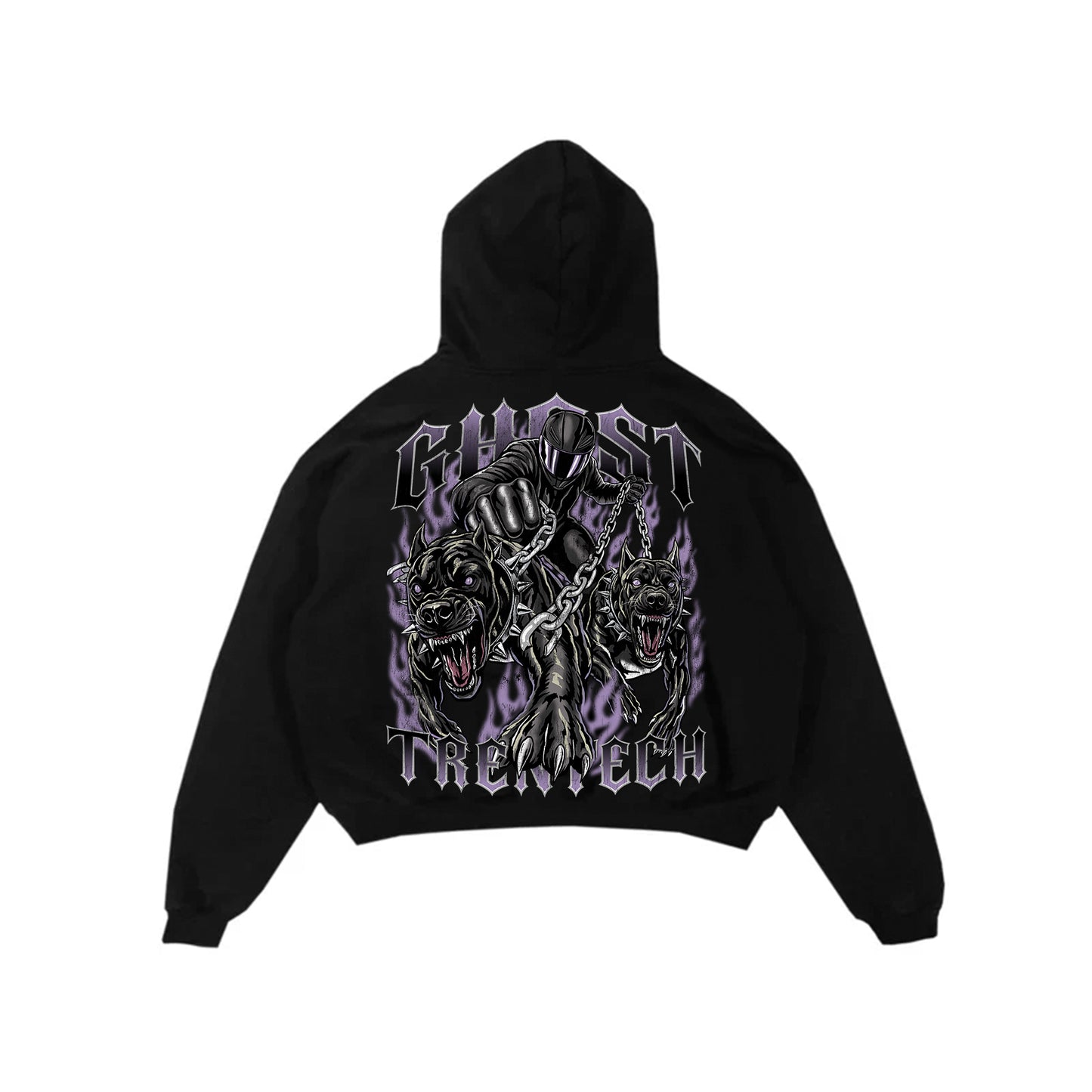 LEASHED UP HOODIE - Black
