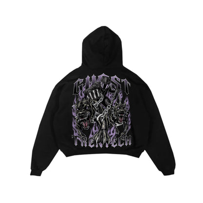 LEASHED UP HOODIE - Black
