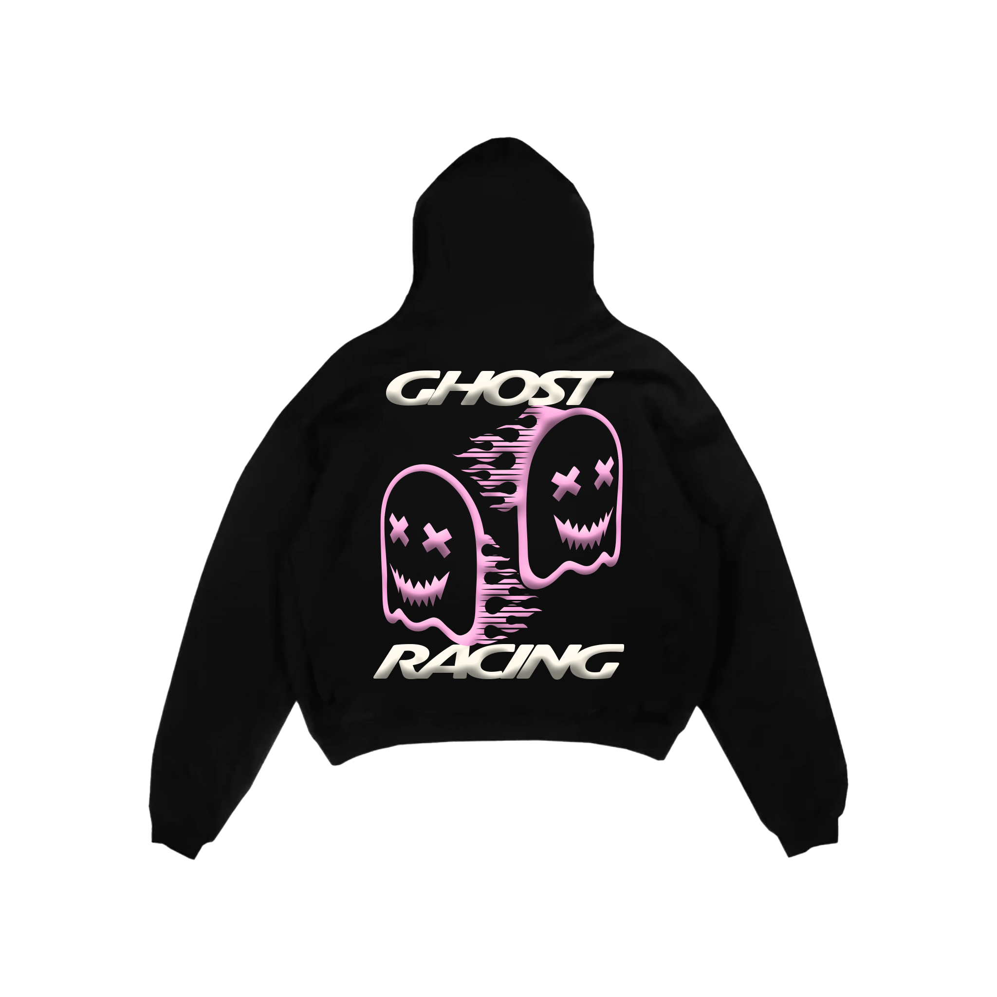 TWIN FLAME HOODIE - Black