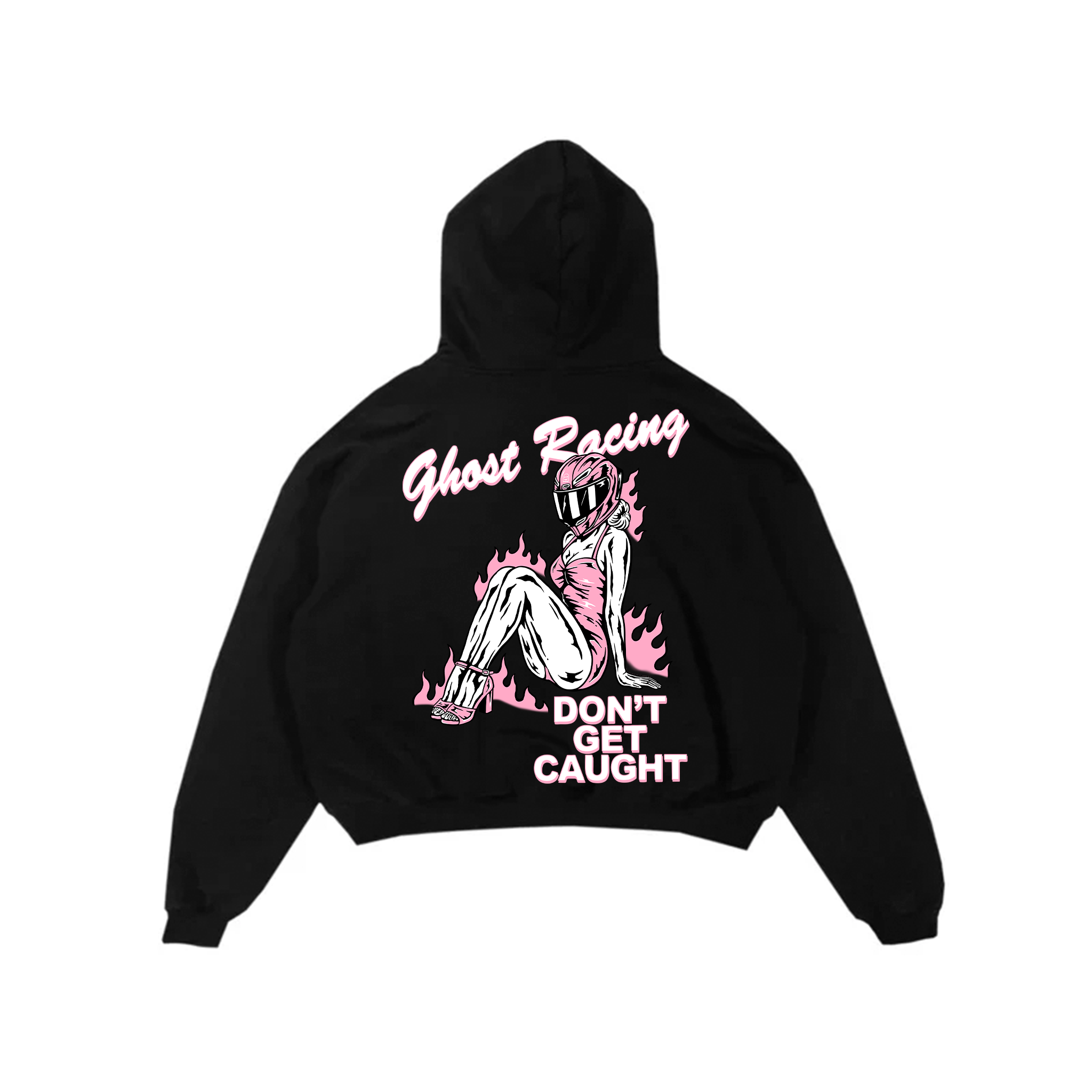 GHOST ME HOODIE - Black