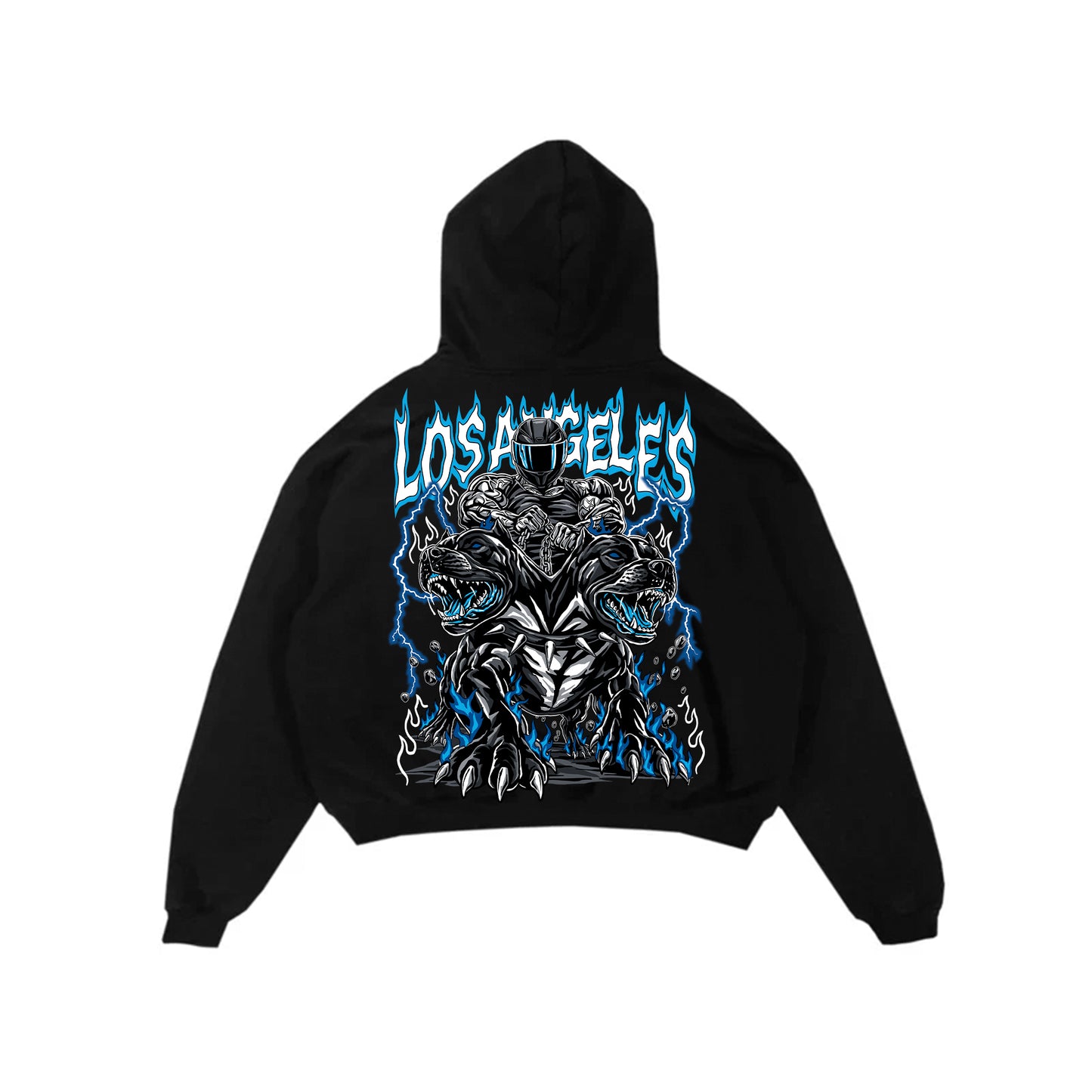 BLUE LOS ANGELES GXT HOODIE - Black