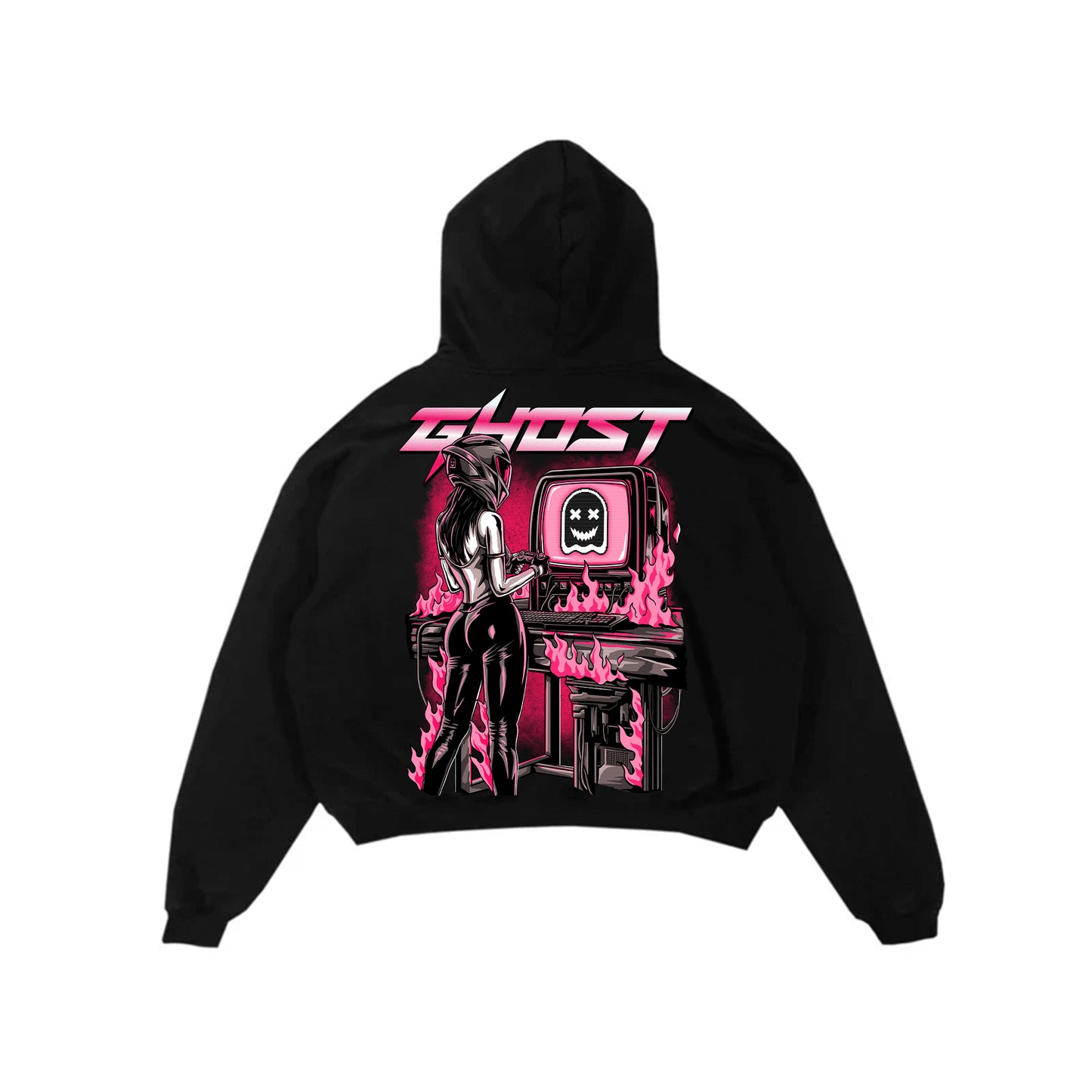 GAMER GIRL HOODIE - Black