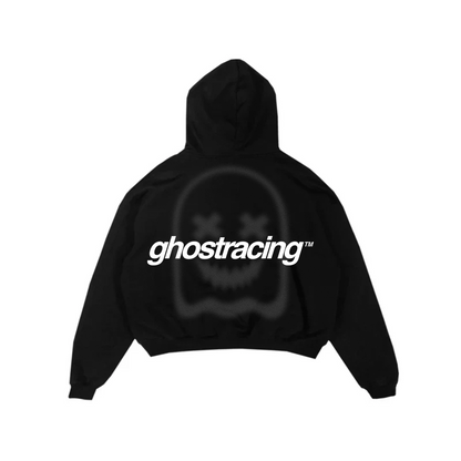 GHOSTRACINGCLUB LOGO HOODIE - Black