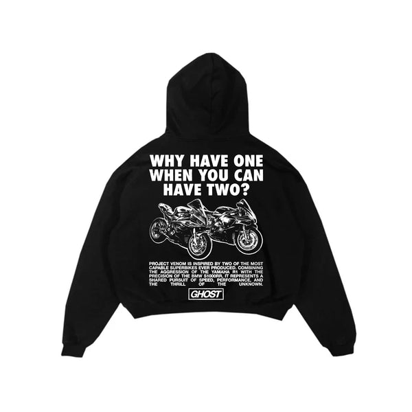 2 IS ALWAYS BETTER HOODIE - Black