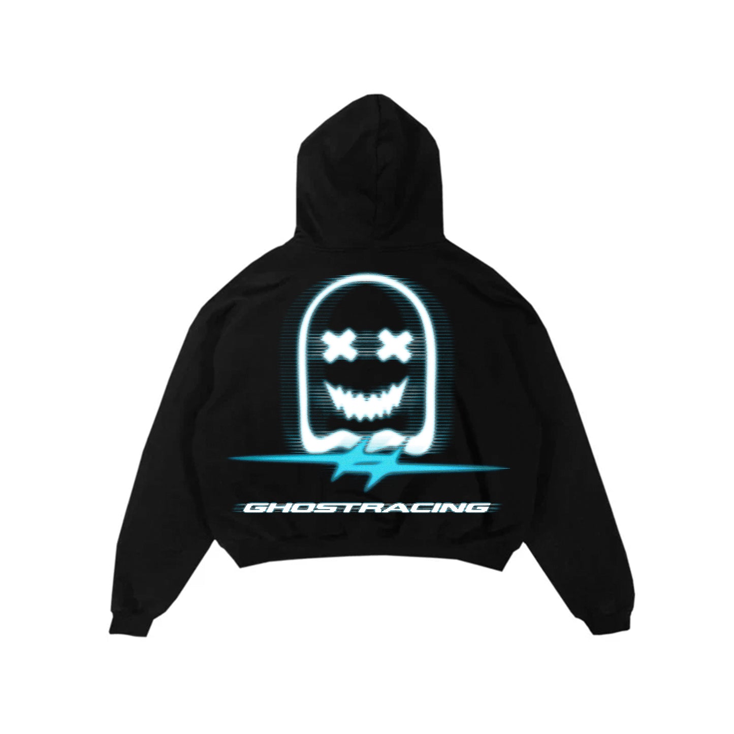BLUE ALL MOTION HOODIE - Black