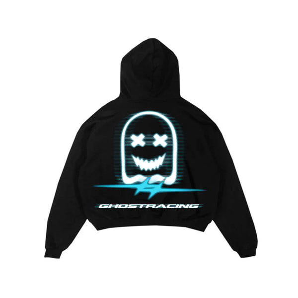 BLUE ALL MOTION HOODIE - Black