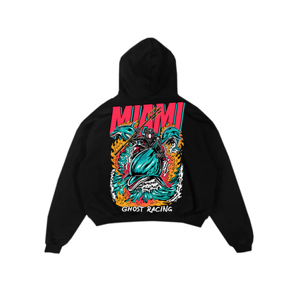 MIAMI DOLPHINS HOODIE - Black