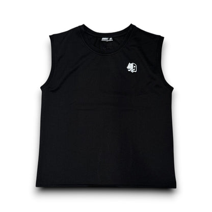 REFLECTIVE LOGO CUTOFF JERSEY - Black