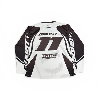 4V GRC 11 JERSEY - White & Brown