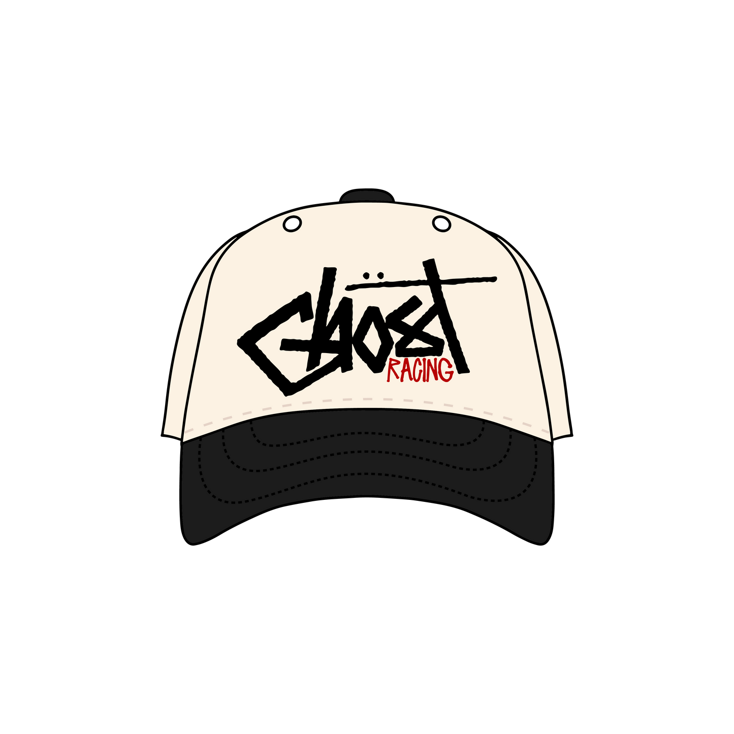 GHOST CREAM HAT - Cream