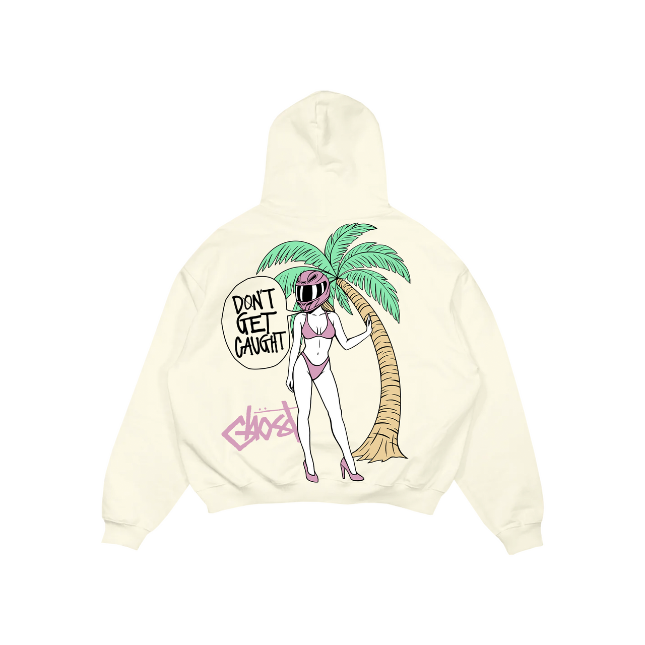 PALM ANGELS HOODIE - Cream