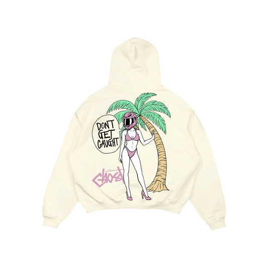 PALM ANGELS HOODIE - Cream